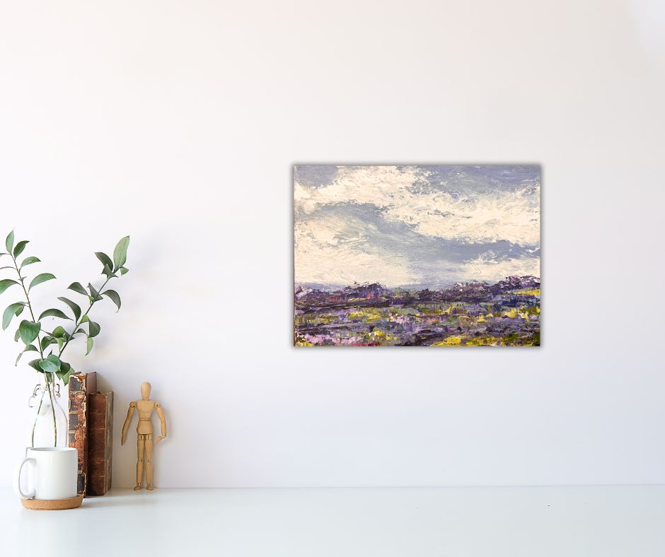 Original acrylic painting, 12 by 16 inch, by Ottawa-based artist Mireille Laroche