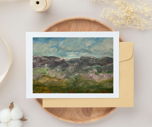 Card - Mountain Flowers/ Carte - Fleurs des montagnes