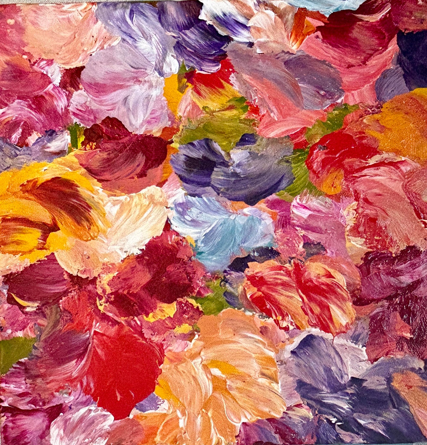riginal 12 by 12 inch acrylic painting on a 1.5 inch deep canvas by Ottawa-based artist Mireille Laroche. Free Shipping in Canada