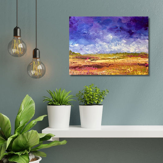 Original acrylic painting, 16 by 12 inch by Ottawa-based artist Mireille Laroche