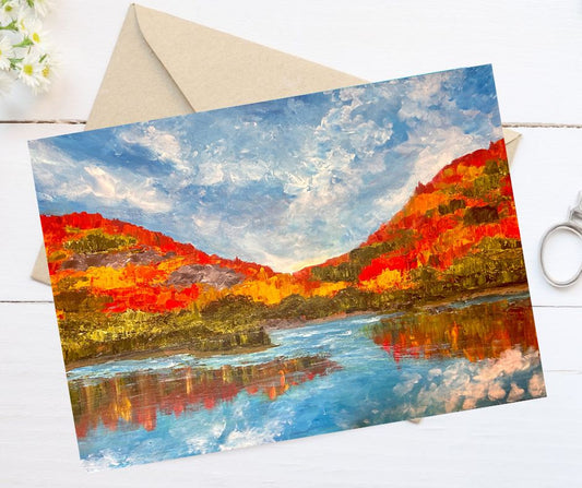 Card - Fall Reflection