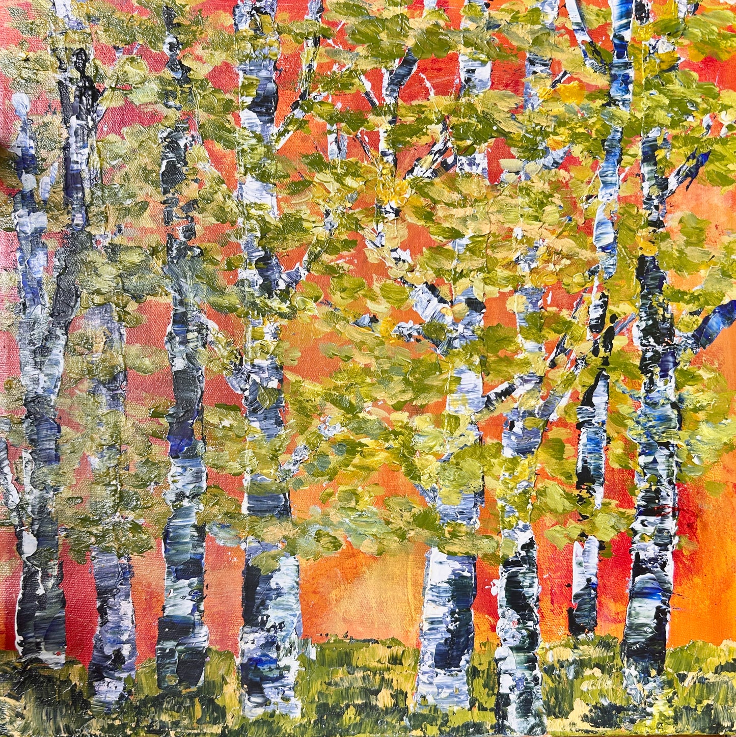 Original acrylic painting by Ottawa-based artist MIREILLE LAROCHE