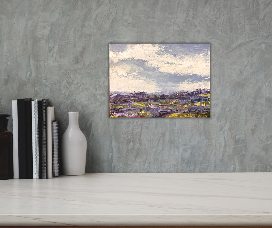 Original acrylic painting, 12 by 16 inch, by Ottawa-based artist Mireille Laroche