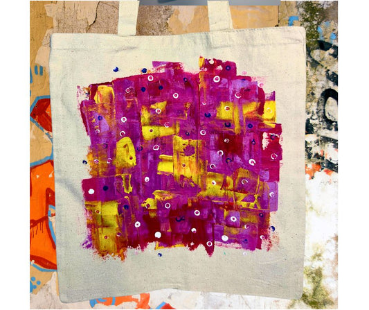 Small Totebag - Abstract 1/ Petit sac fourre-tout abstrait 1