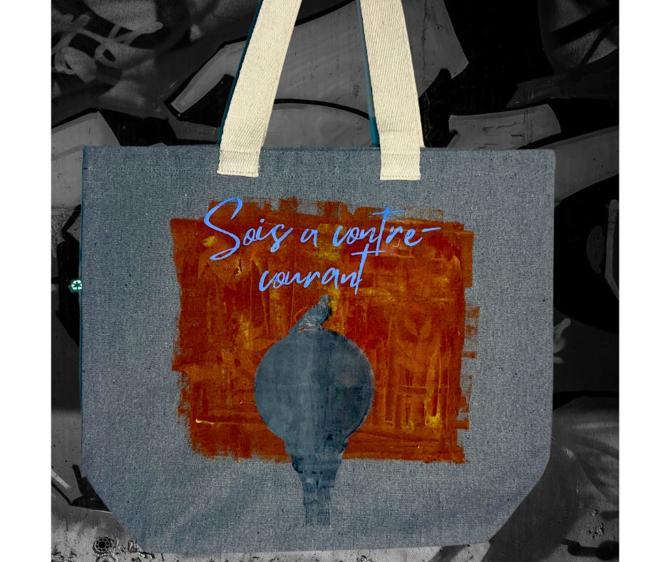 Large Totebag - Sois toi-même/ Grand sac fourre-tout - Sois toi-même