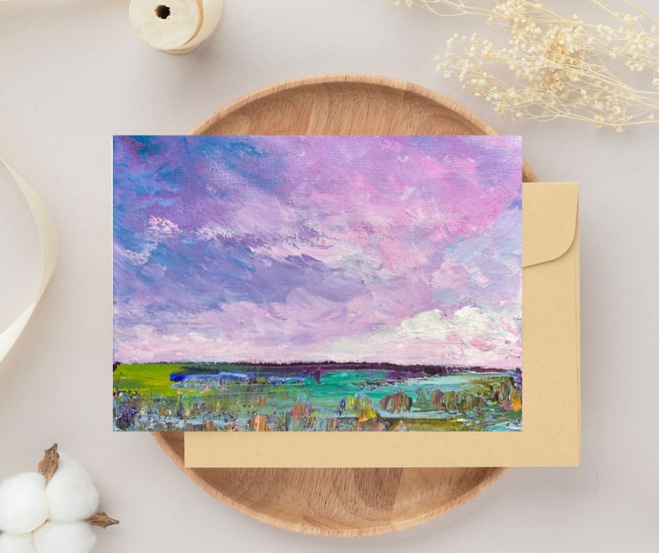 Card - A Quiet Day/ Carte - Une journée paisible