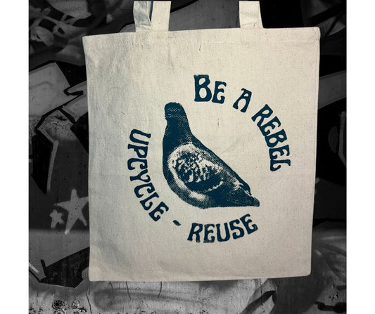 Small Totebag - pigeon/ Petit sac fourre-tout - pigeon