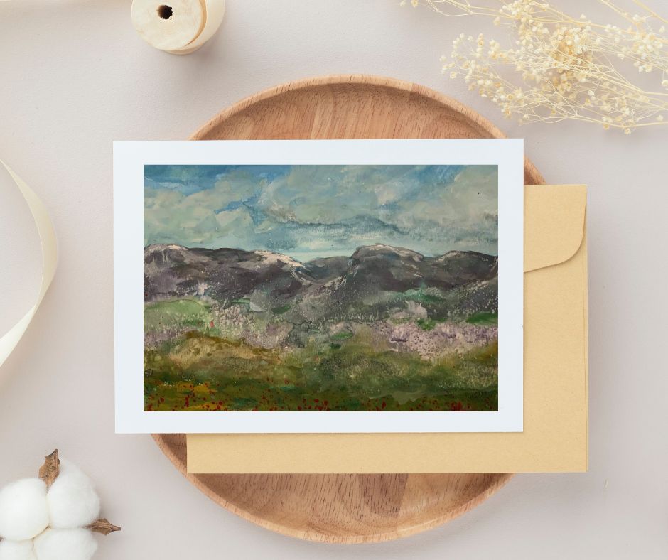 Card - Mountain Flowers/ Carte - Fleurs des montagnes