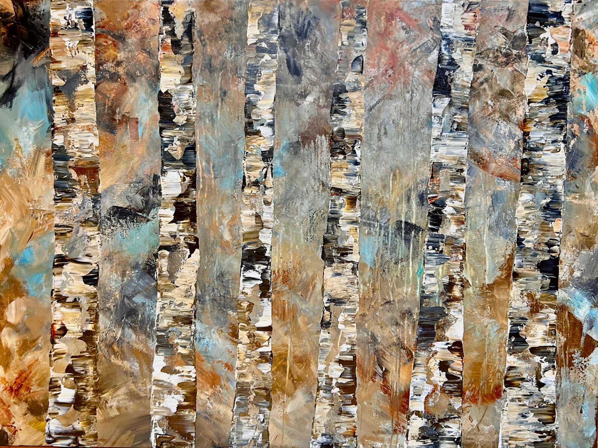 Painting by Ottawa artist Mireille Laroche