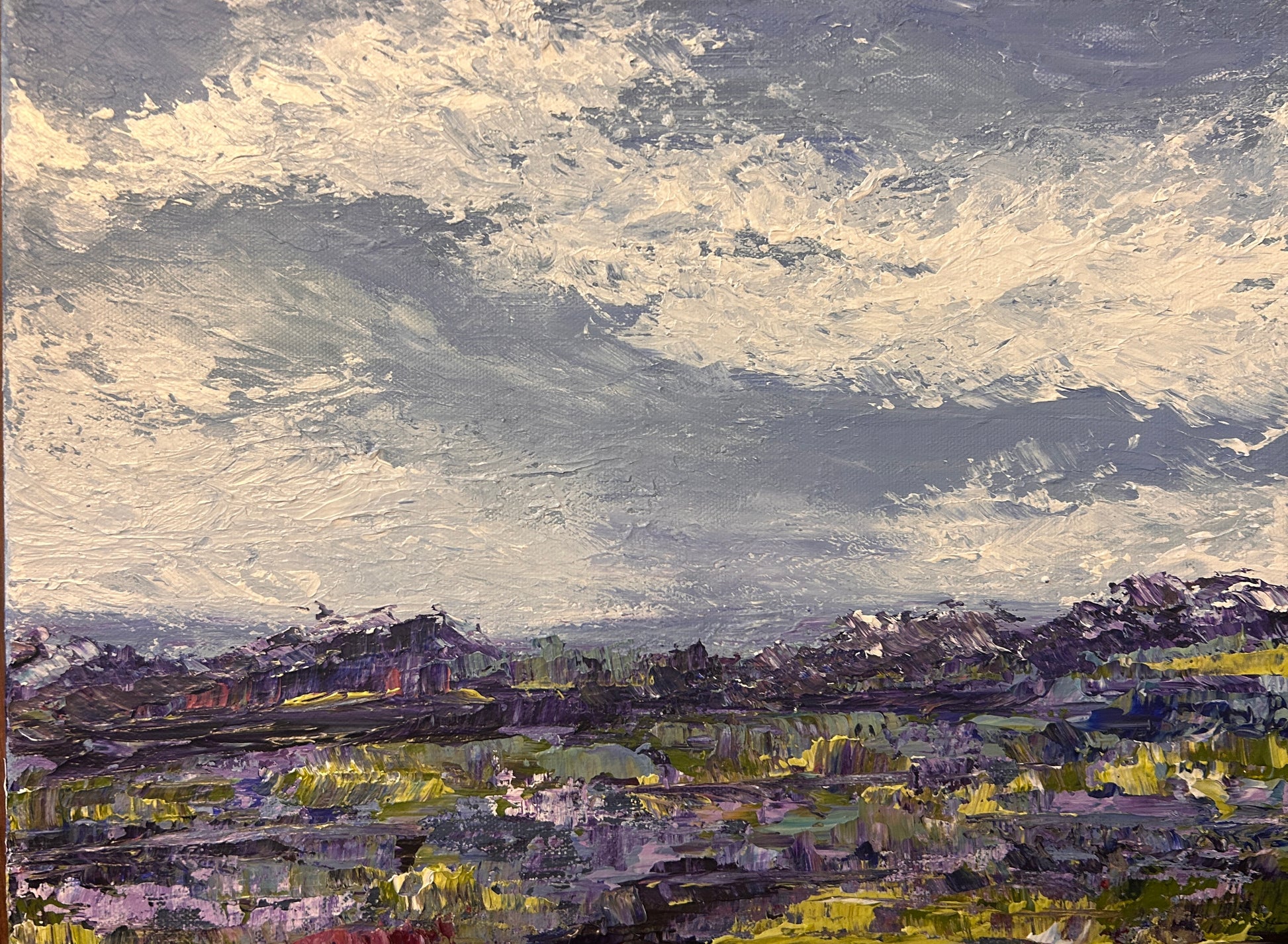 Original acrylic painting, 12 by 16 inch, by Ottawa-based artist Mireille Laroche