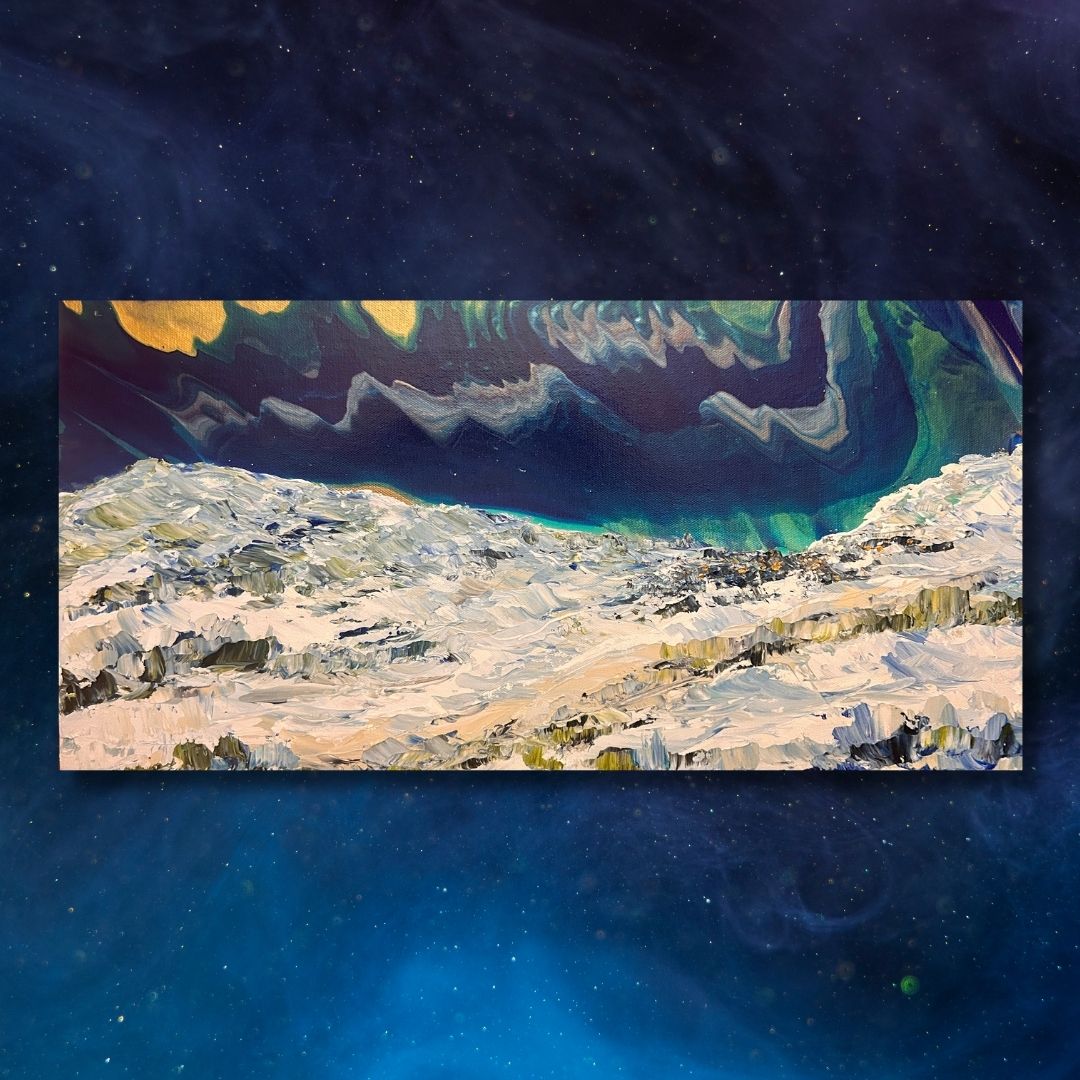 Original acrylic painting by Ottawa artist Mireille Laroche