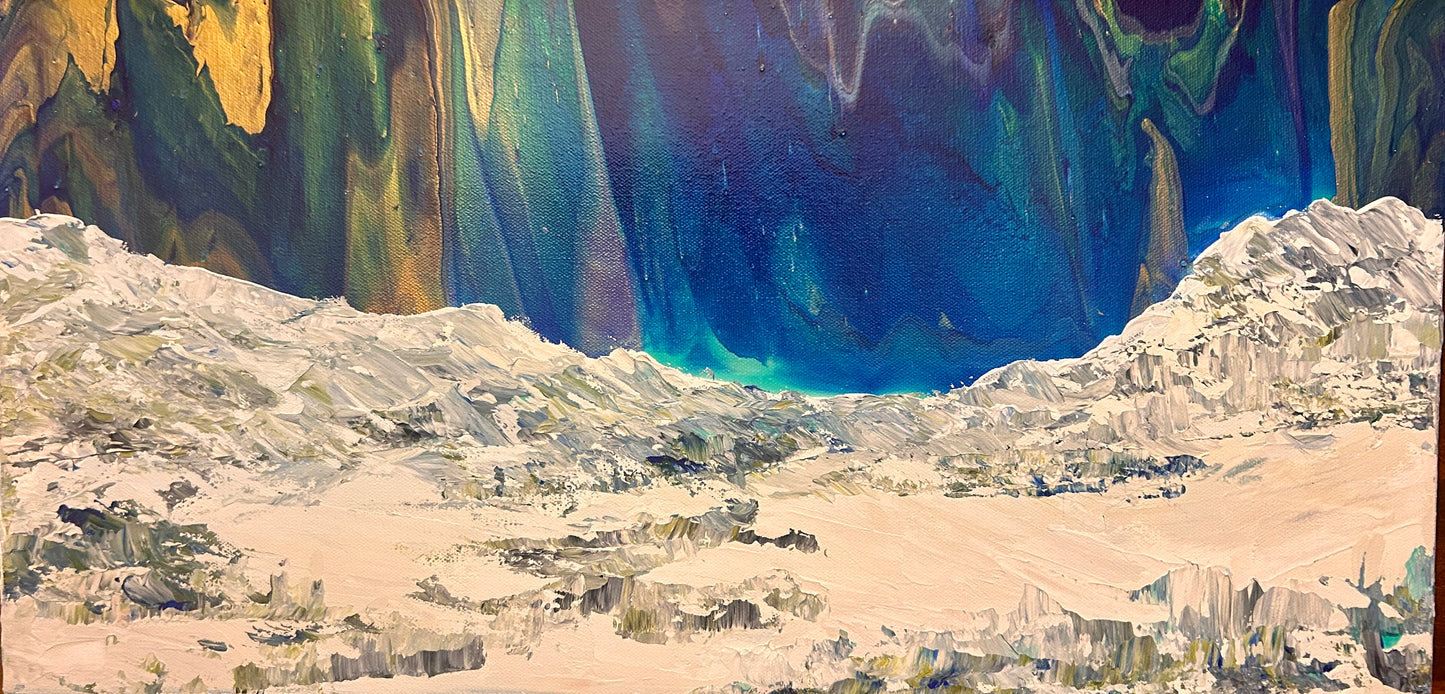 Original acrylic painting by Ottawa artist Mireille Laroche 