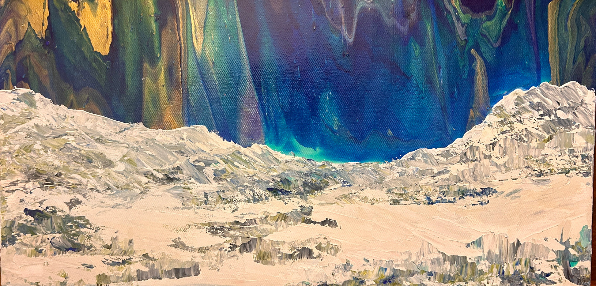 Original acrylic painting by Ottawa artist Mireille Laroche 